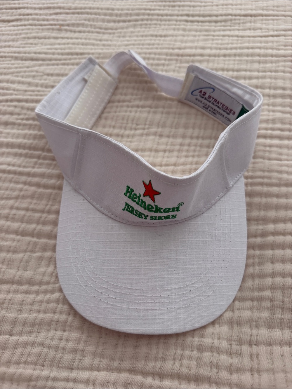Heineken White Jersey Shore Visor